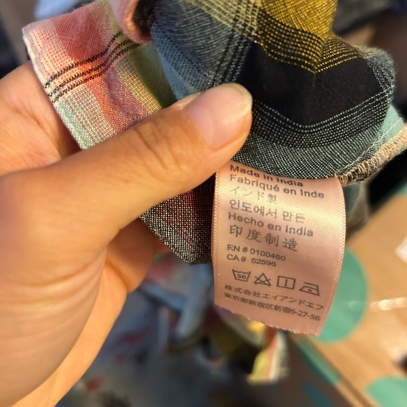 Kavu Sleeveless Plaid Makayla Button-Up Shirt Dress - Picture 4 of 6